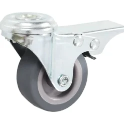 Materiaalbehandeling*vidaXL Zwenkwielen met boutgaten en dubbele remmen 4 st 50 mm