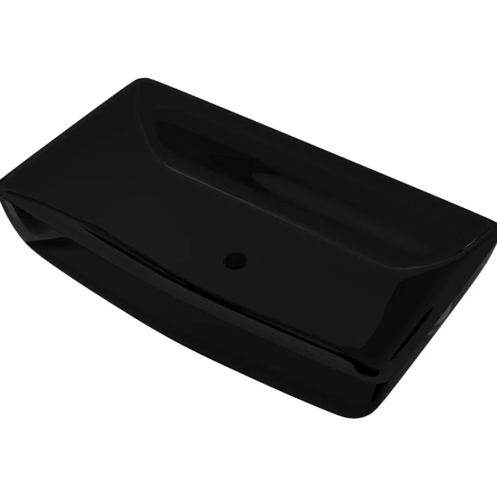 Wasbak, keramiek, rechthoekig,>vidaXL New